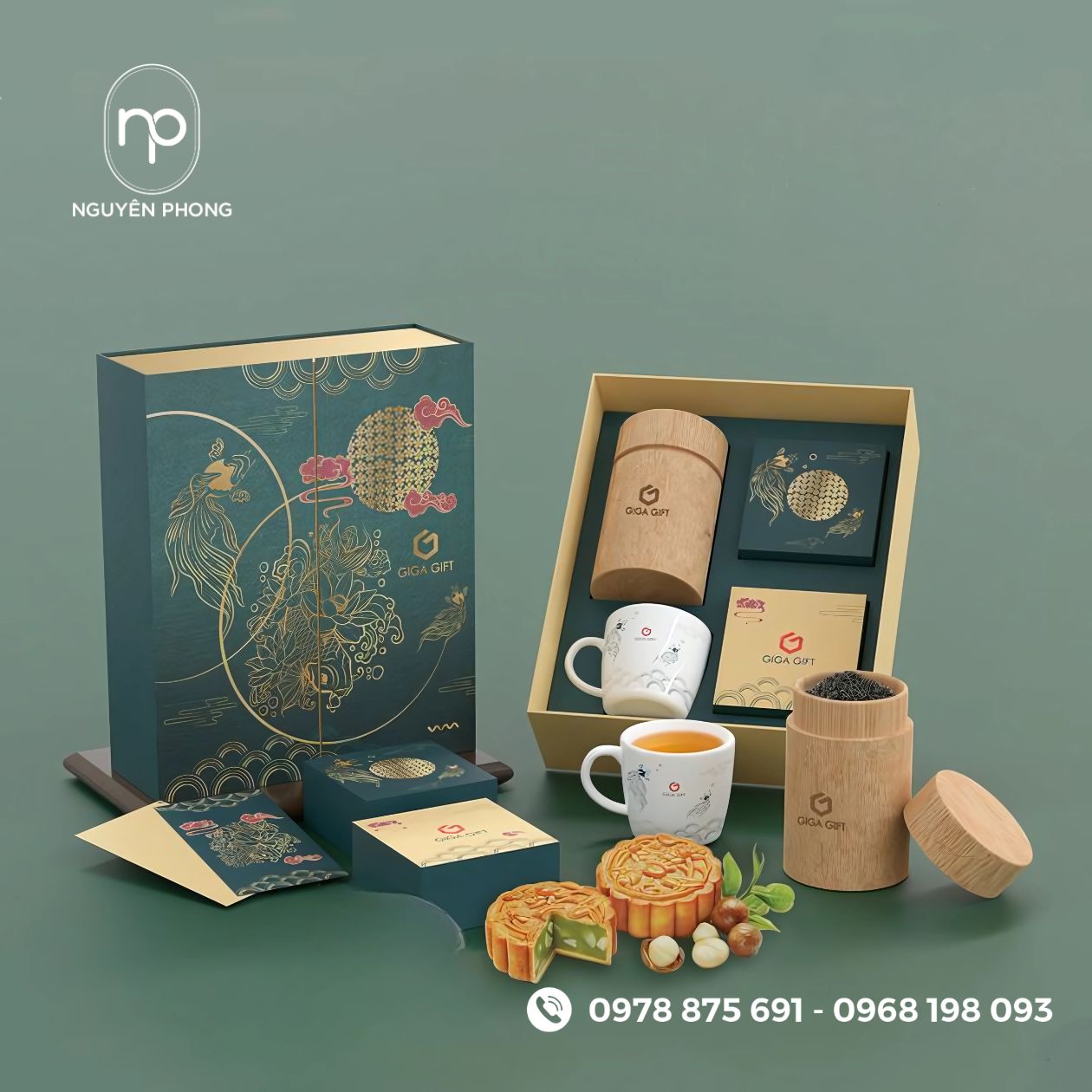 Mẫu in hoa văn trên hộp đựng quà tặng